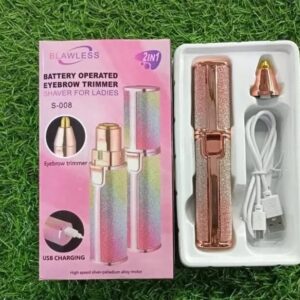 Blawless 2 in 1 Eyebrow Trimmer Shaver is a rechargeable