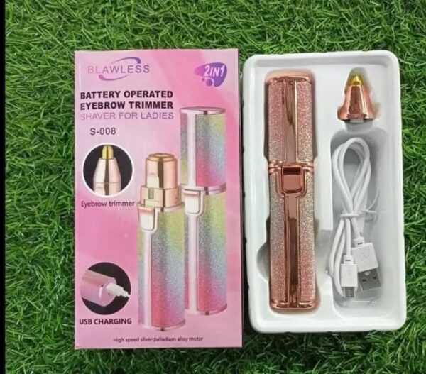 Blawless 2 in 1 Eyebrow Trimmer Shaver is a rechargeable