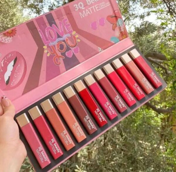 3Q beauty matte lipsticks quantity.