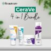 CeraVe medicated kit 4 in 1 Serum Night cream Cleanser Sunscreen