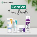 CeraVe medicated kit 4 in 1 Serum Night cream Cleanser Sunscreen