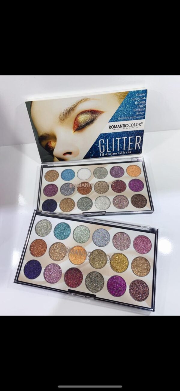 Glitter eyeshadow palette 18