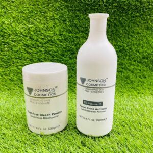 Johnson's cosmetic skin polish official blond activator and bleach powder