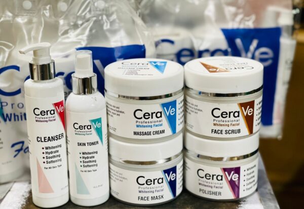 Cera ve medicated kit six piece set 4 jar 2 bottles with bag